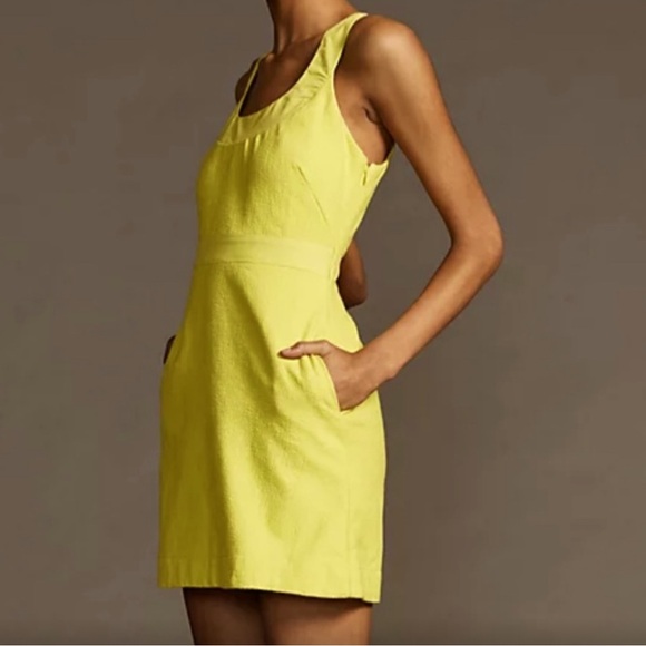 Anthropologie Maeve Sleeveless Scoop Neck Back Cutout Mini Dress - Picture 12 of 12